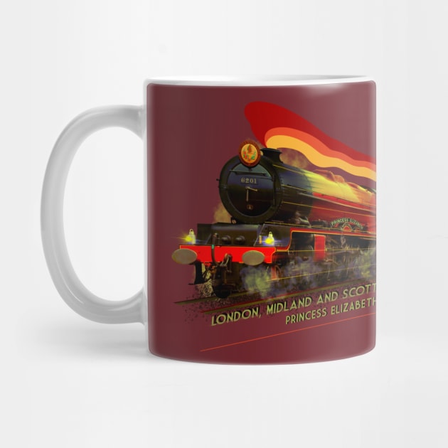 Gorgeous_Steam_Locomotive_Princess_Elizabeth_Train by MotorManiac